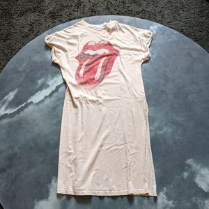 Free People Rolling Stones Cotton Midi Dress
